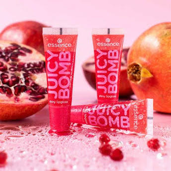 ESSENCE JUICY BOMB SHINY LIPGLOSS POPPIN' POMEGRANATE