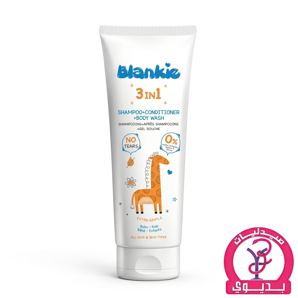 BLANKIE SHAMPOO+CONDITIONER+BODY WASH 3IN1 200ML