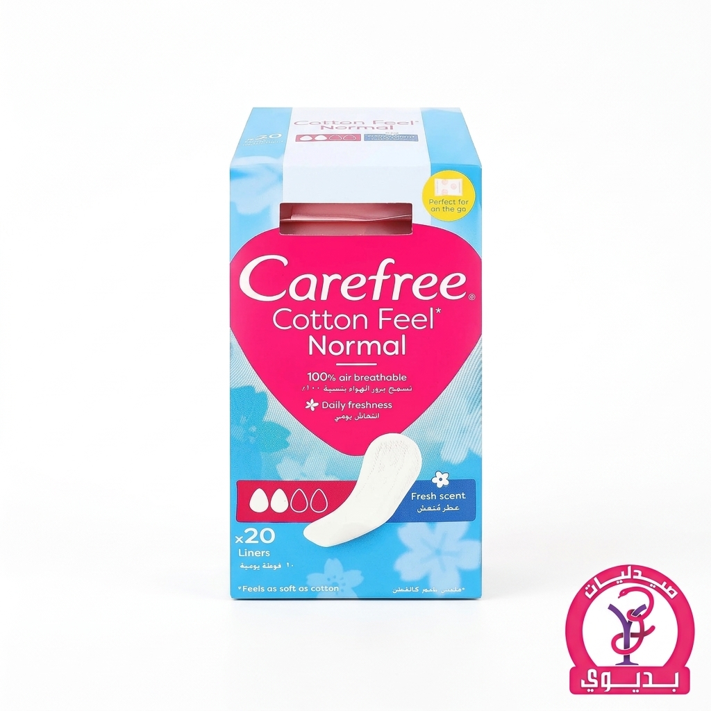 CAREFREE COTTON FEEL 20 PANTYLINER