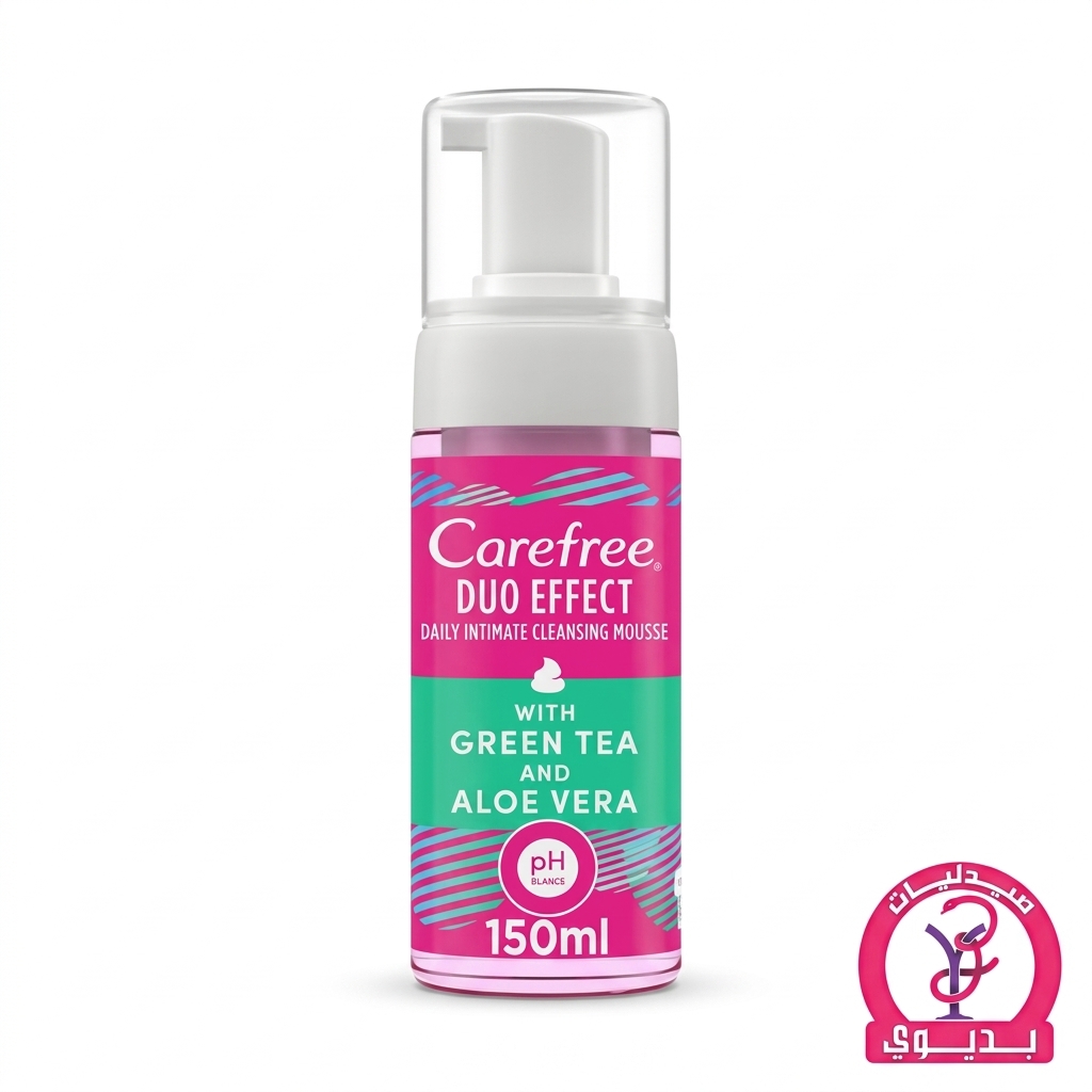 CAREFREE DUO EFFECT CLEANSING MOUSSE 150ML