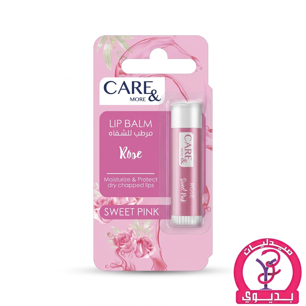 CARE & MORE LIP BALM ROSE 4ML