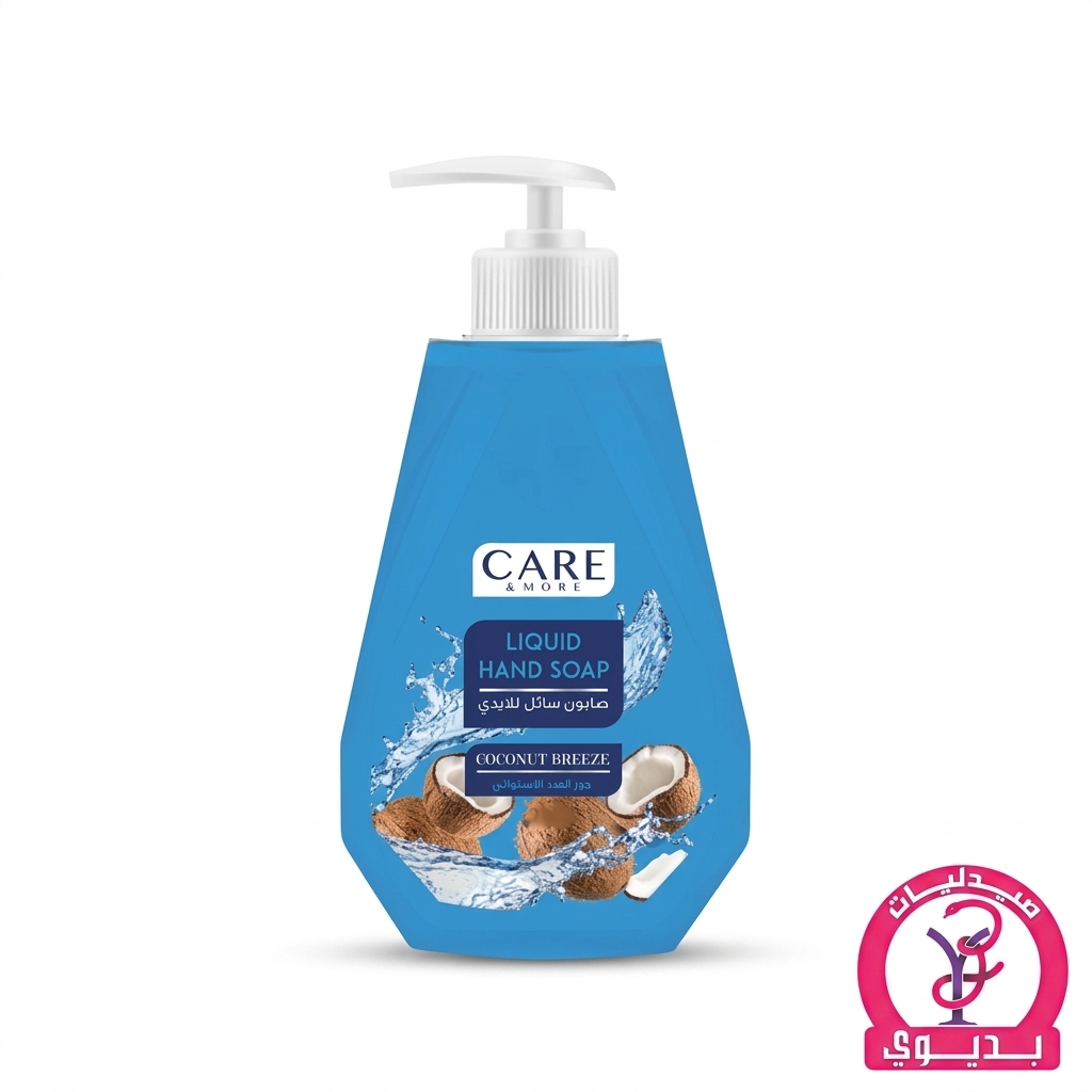 CARE & MORE LIQUID HAND SOAP COCONUT BREEZE 520ML