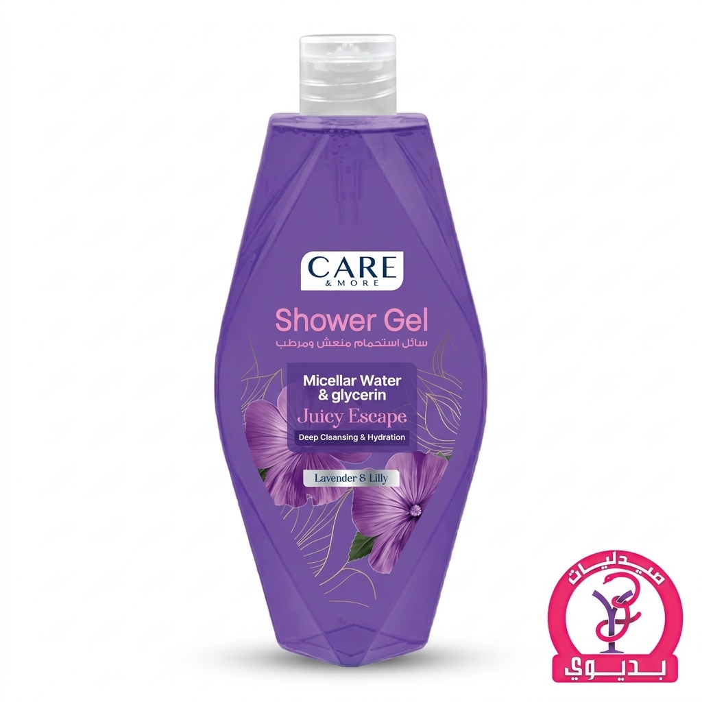 CARE & MORE SHOWER GEL LAVENDER & LILLY 500ML