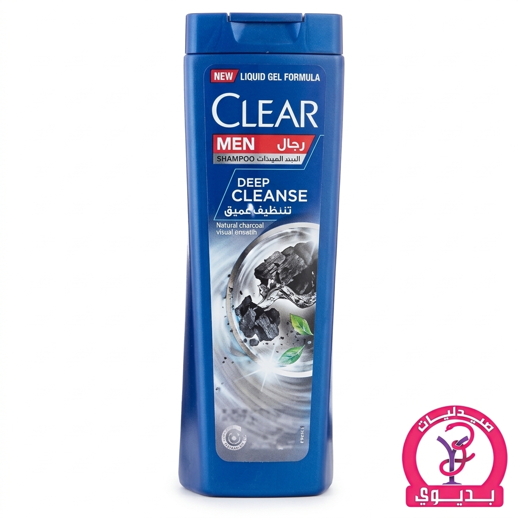CLEAR SHAMPOO CHARCOAL MINT 180ML