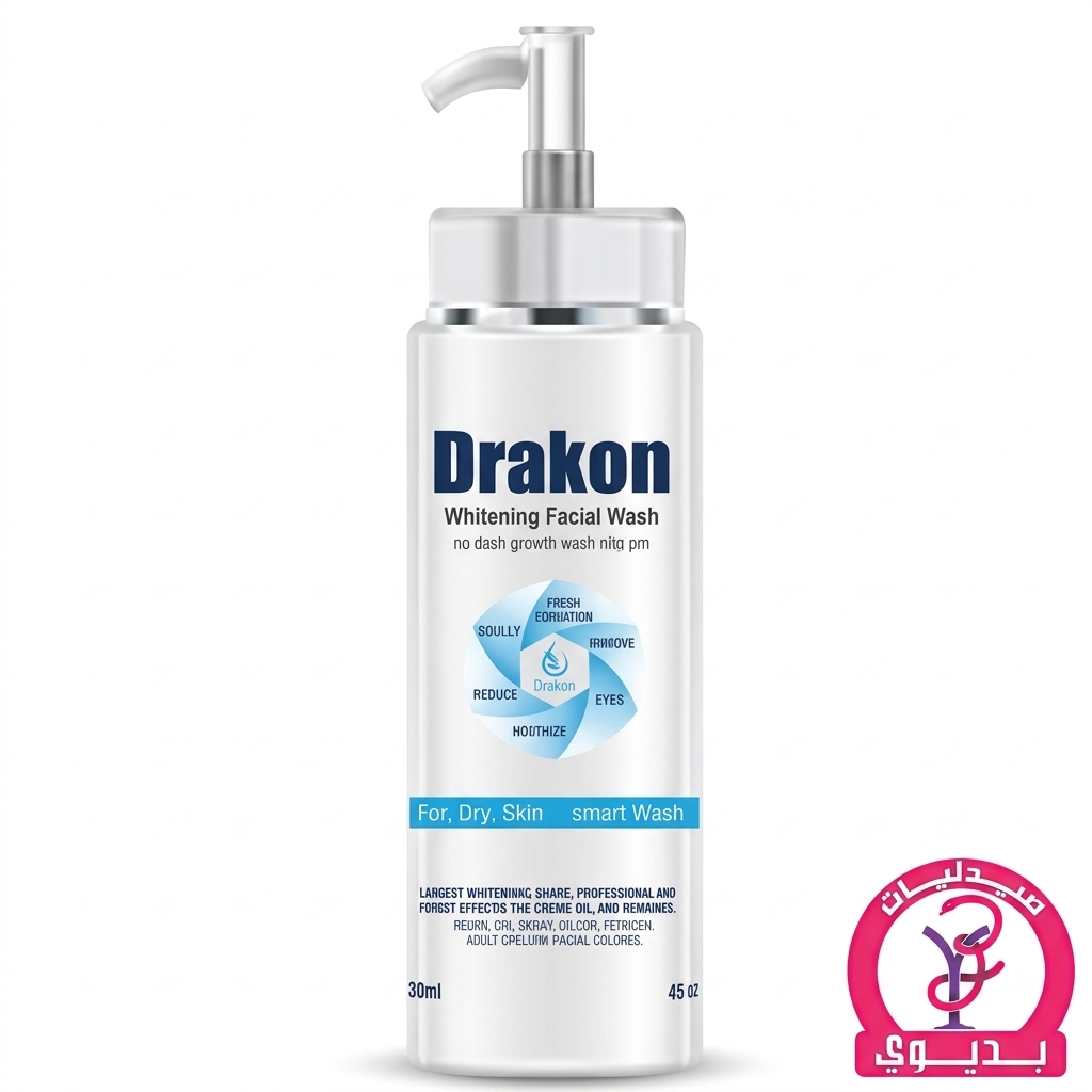 DRAKON WHITENING FACIAL WASH DRY SKIN 200 ML