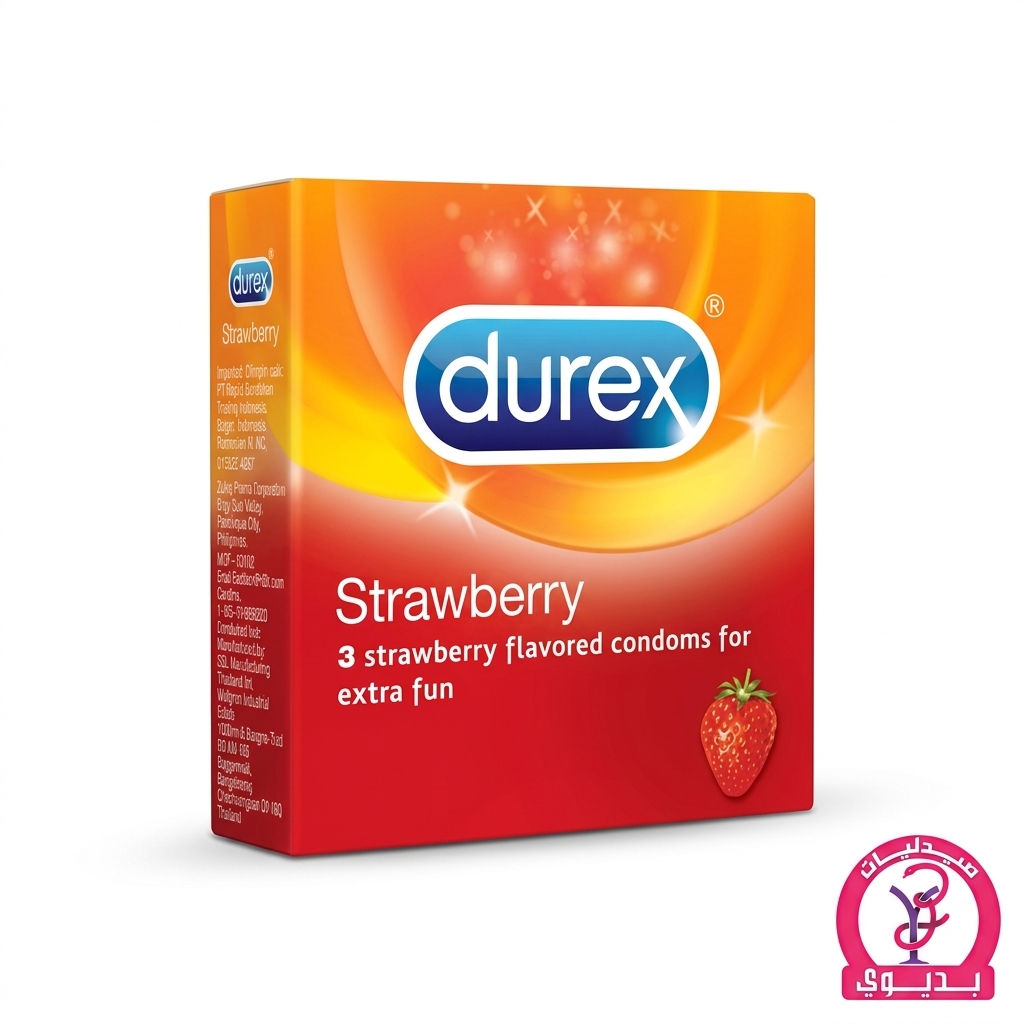 DUREX STRAWBERRY 3 CONDOMS
