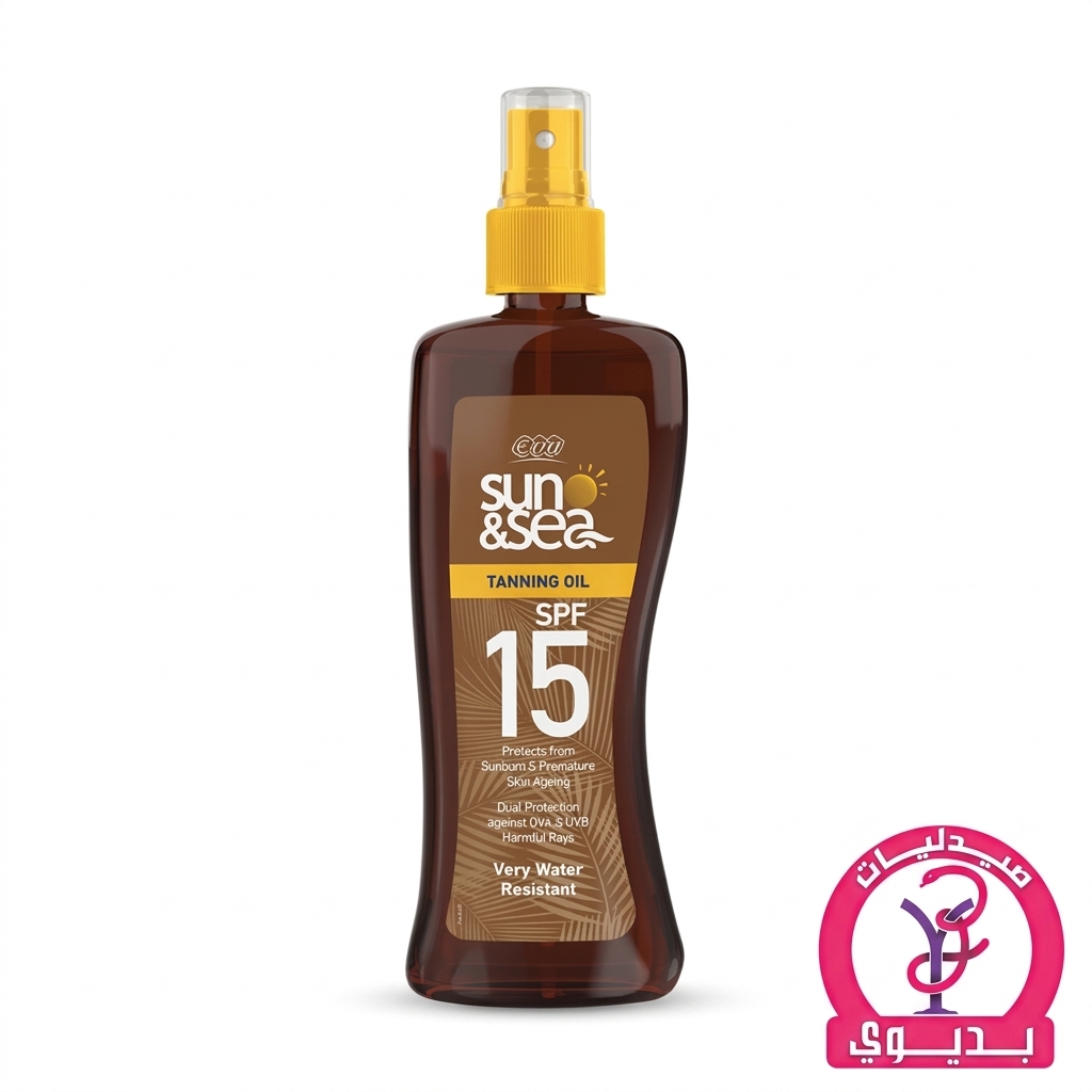 EVA SUN & SEA TANNING OIL 15+SPF 200 ML
