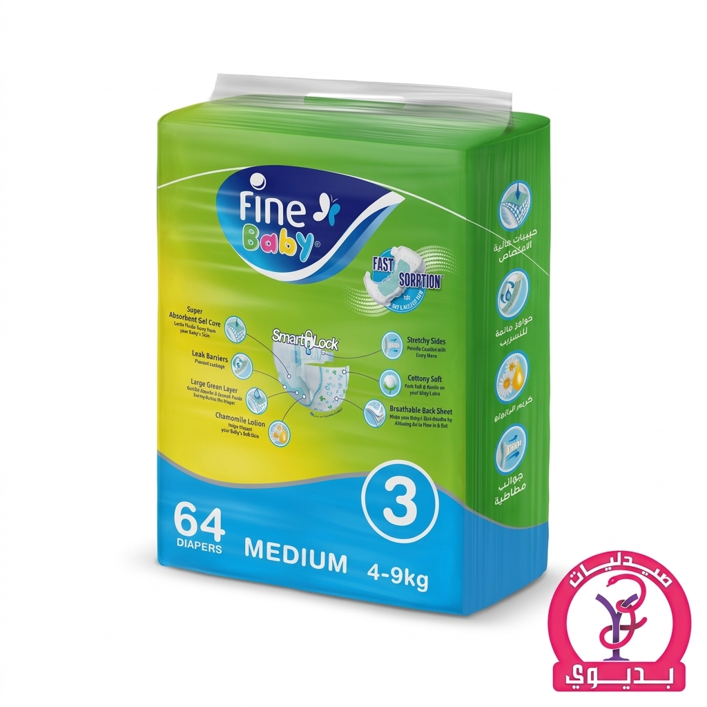 FINE BABY 3 DIAPERS 64