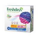 FRESHDAYS LONG SCENTED 72 PIC 52+20 FREE