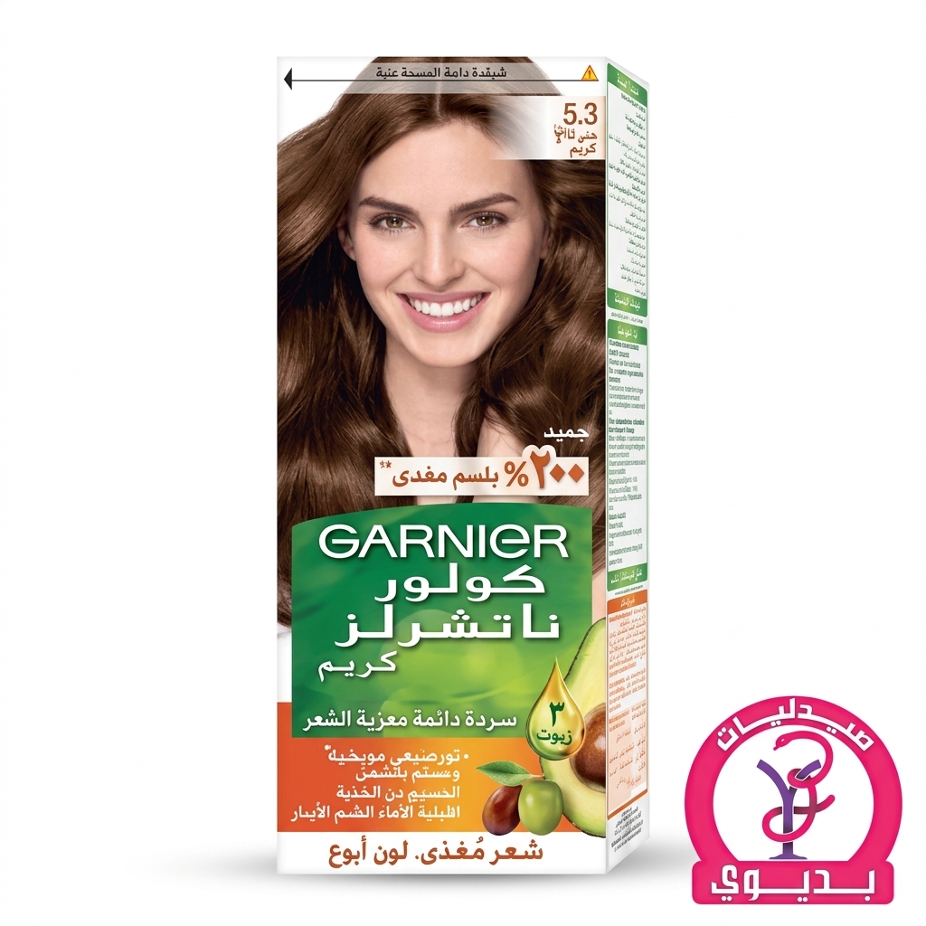 GARNIER COLOR NATURAL 5.3 بني فاتح ذهبي