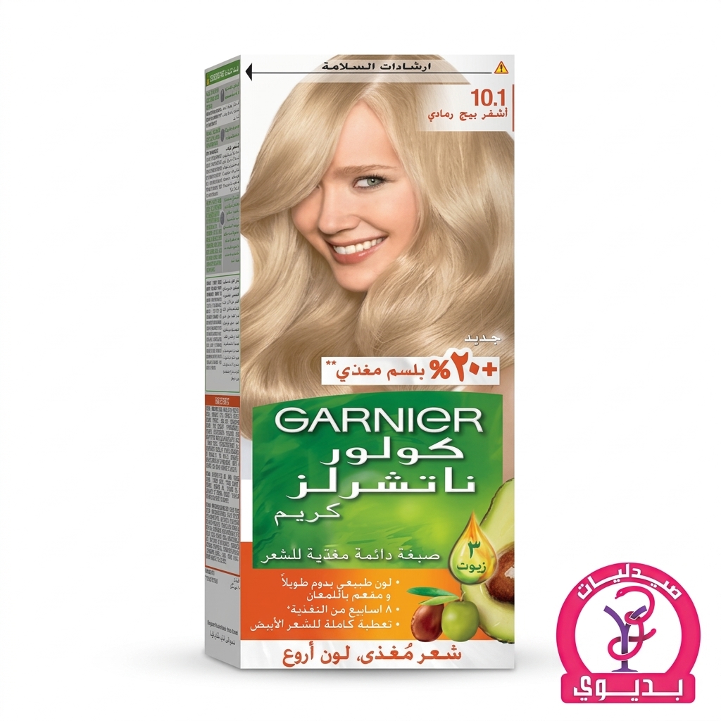garnier color naturals 10.1 أشقر تلجي رمادي