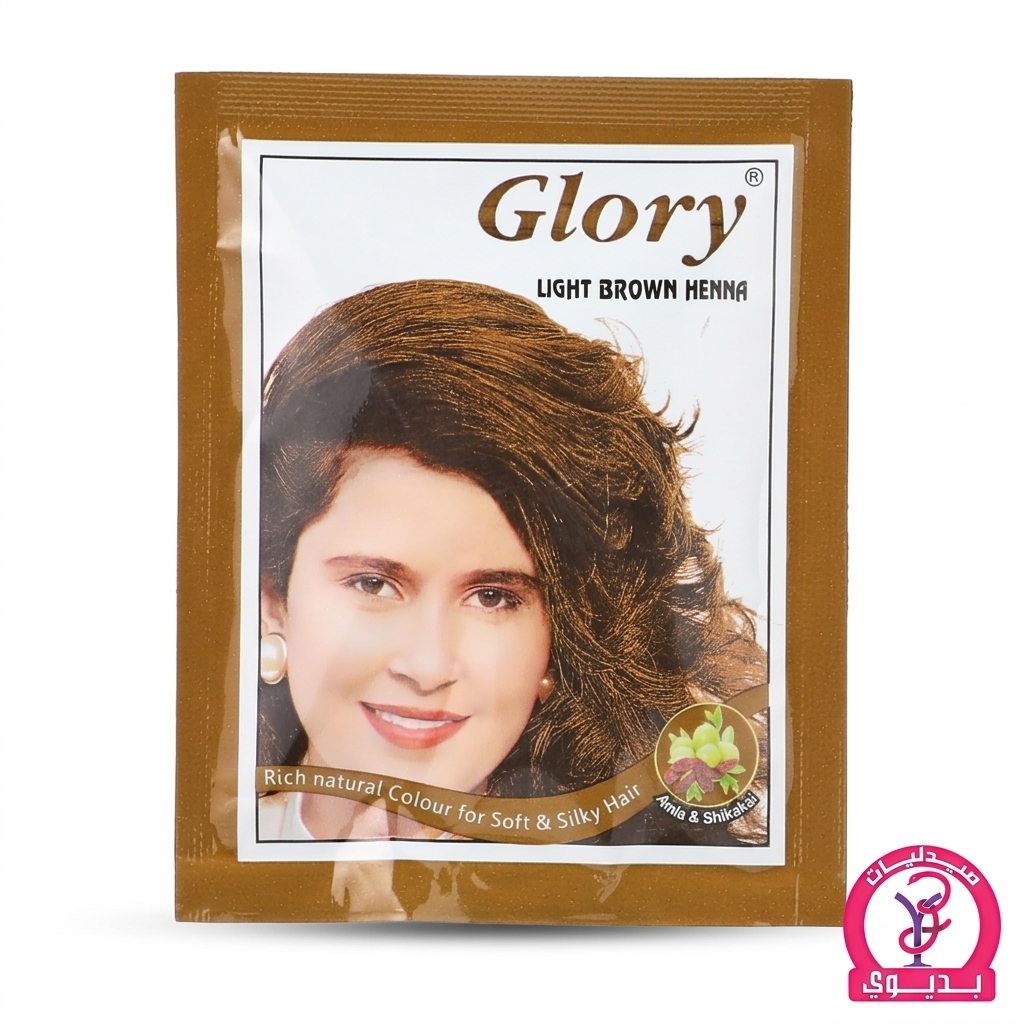 GLORY HENNA LIGHT BROWN 1 SACHET