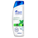 HEAD&SHOULDERS MENTHOL REFRESH SHAMPOO 400ML