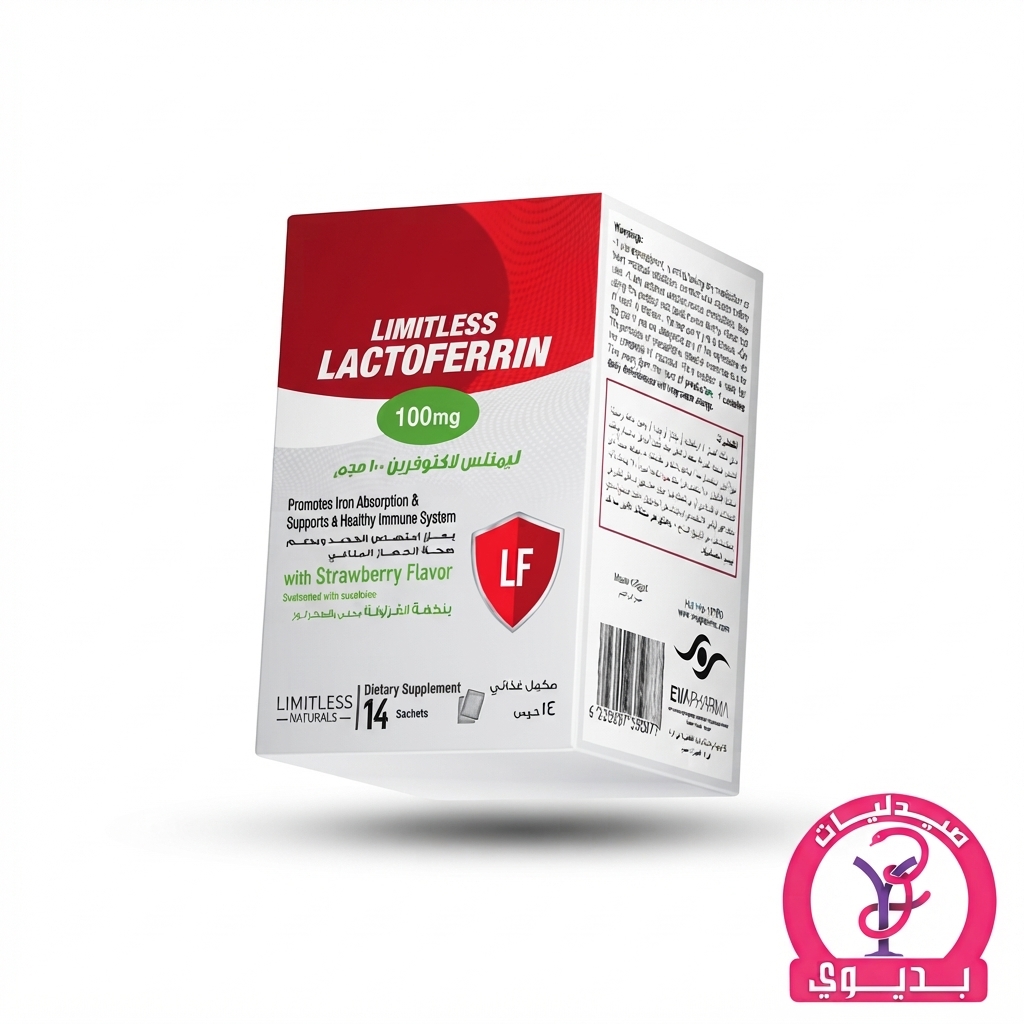 LIMITLESS LACTOFERRIN 100 MG 14 SACHETS