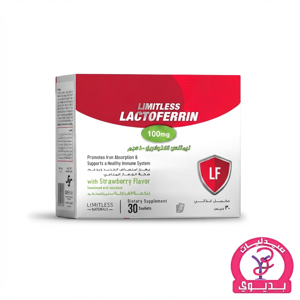LIMITLESS LACTOFERRIN 100 MG 30 SACHETS