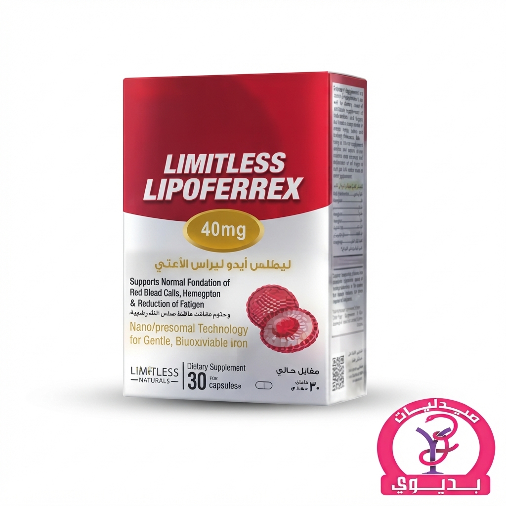 LIMITLESS LIPOFERREX 40MG 30 TAB