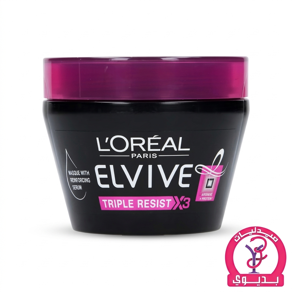 LOREAL ELVIVE MASK REINFORCING ARGINING BLACK 300