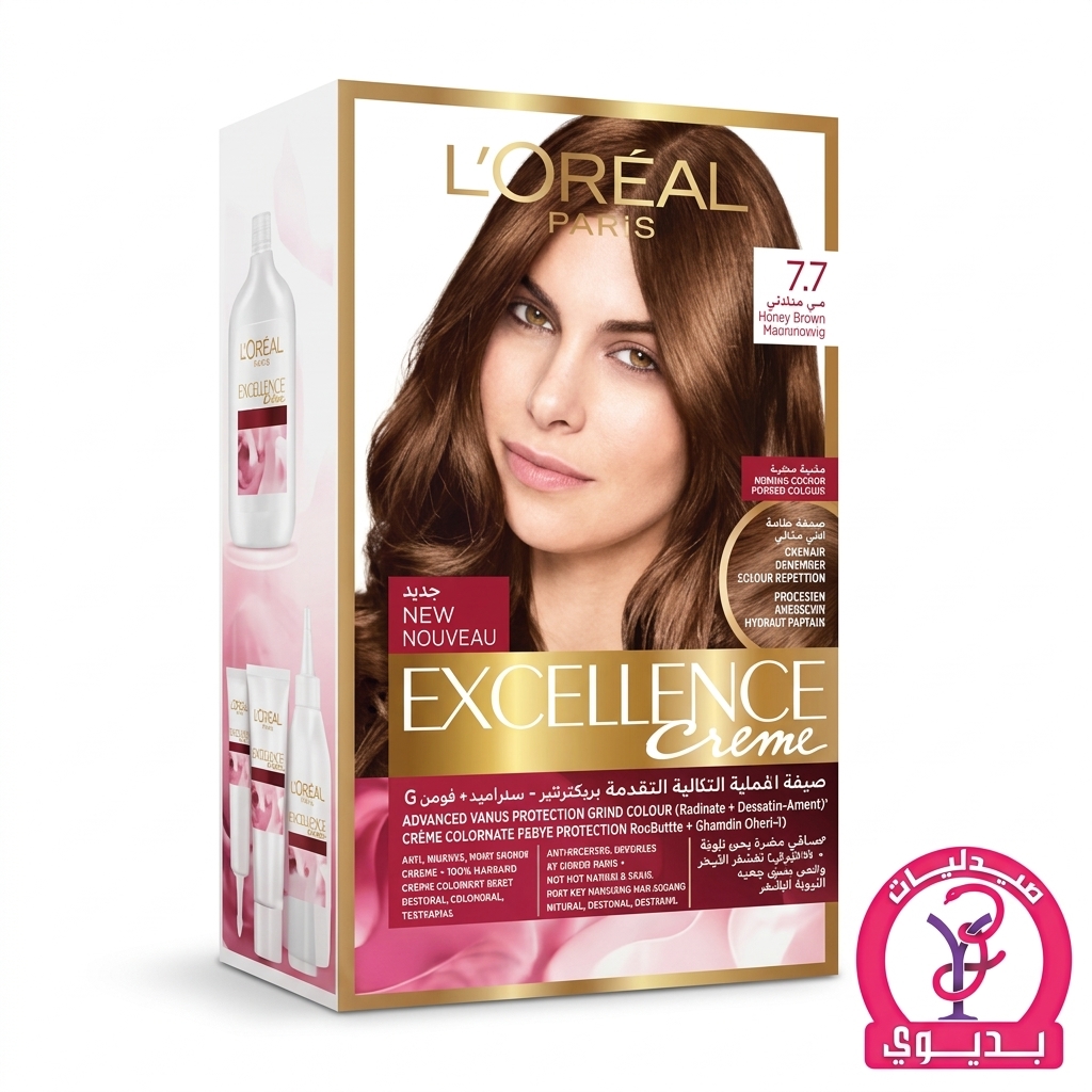 LOREAL EXCELLENCE 7.7 Marron Miel  بنى عسلى