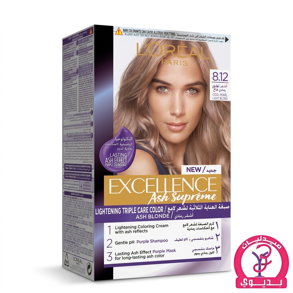 Loreal Excellence 8.12 Pearl Light Blonde