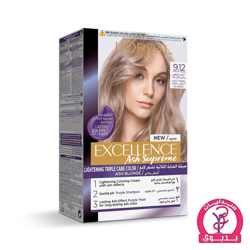 LOREAL EXCELLENCE CREME 9.12 COOL PEARL VERY LIGHT