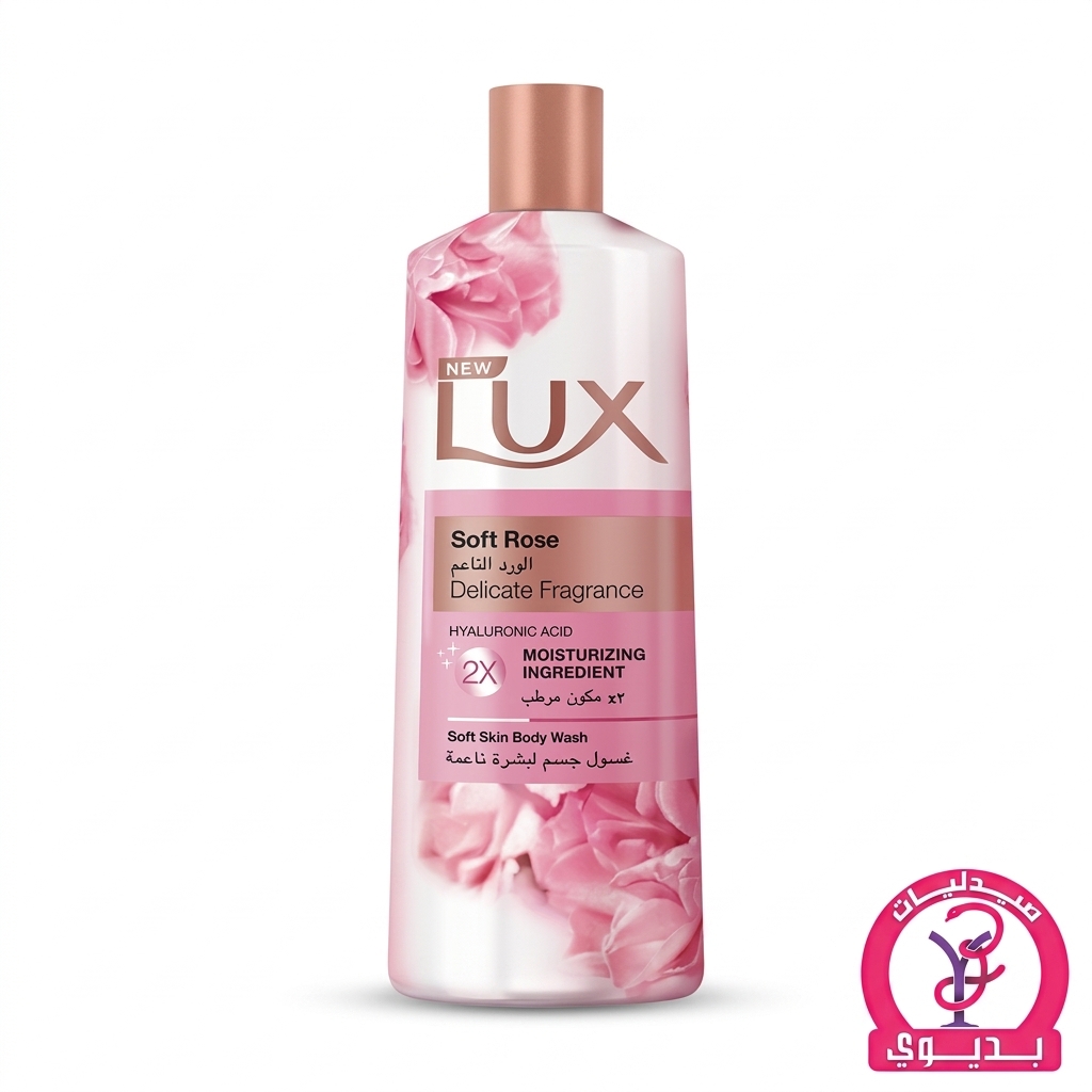 LUX BODY WASH SOFT ROSE 250ML