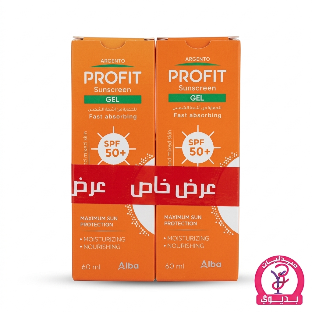 ARGENTO PROFIT SUNSCREEN GEL 60 ML OFFER 1+1