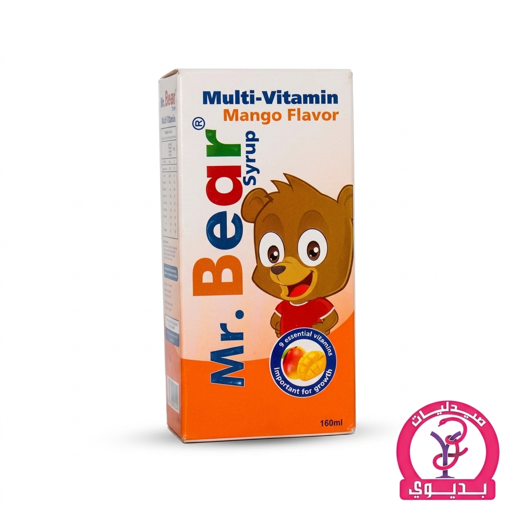 MR BEAR MANGO FLAVOR SYRUP 160 ML