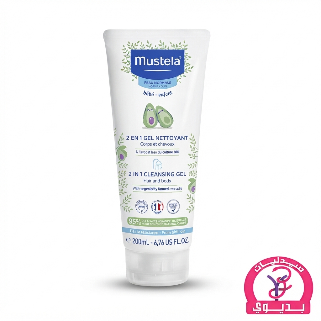 MUSTELA 2EN1 HAIR AND BODY WASH 200ML