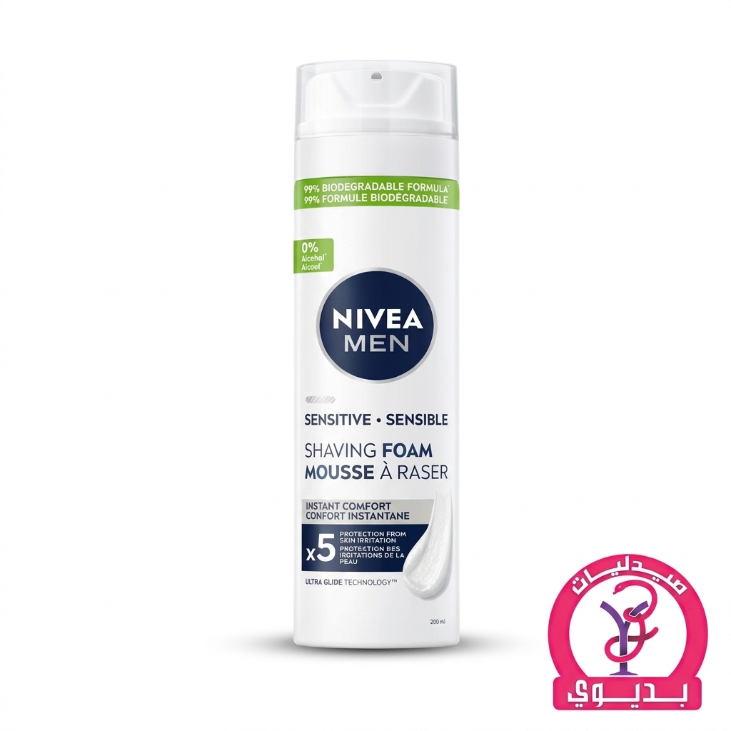 NIVEA SHAVING FOAM MEN SENSITIVE 200ML