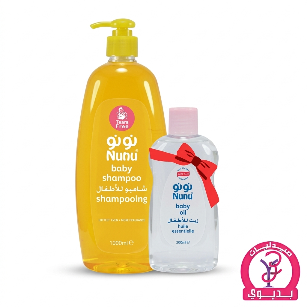 NUNU SHAMPOO 1000L+OIL 200ML