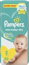 PAMPERS 2 NEW BABY 3-6KG 60