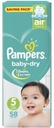 PAMPERS 5 58 PCS