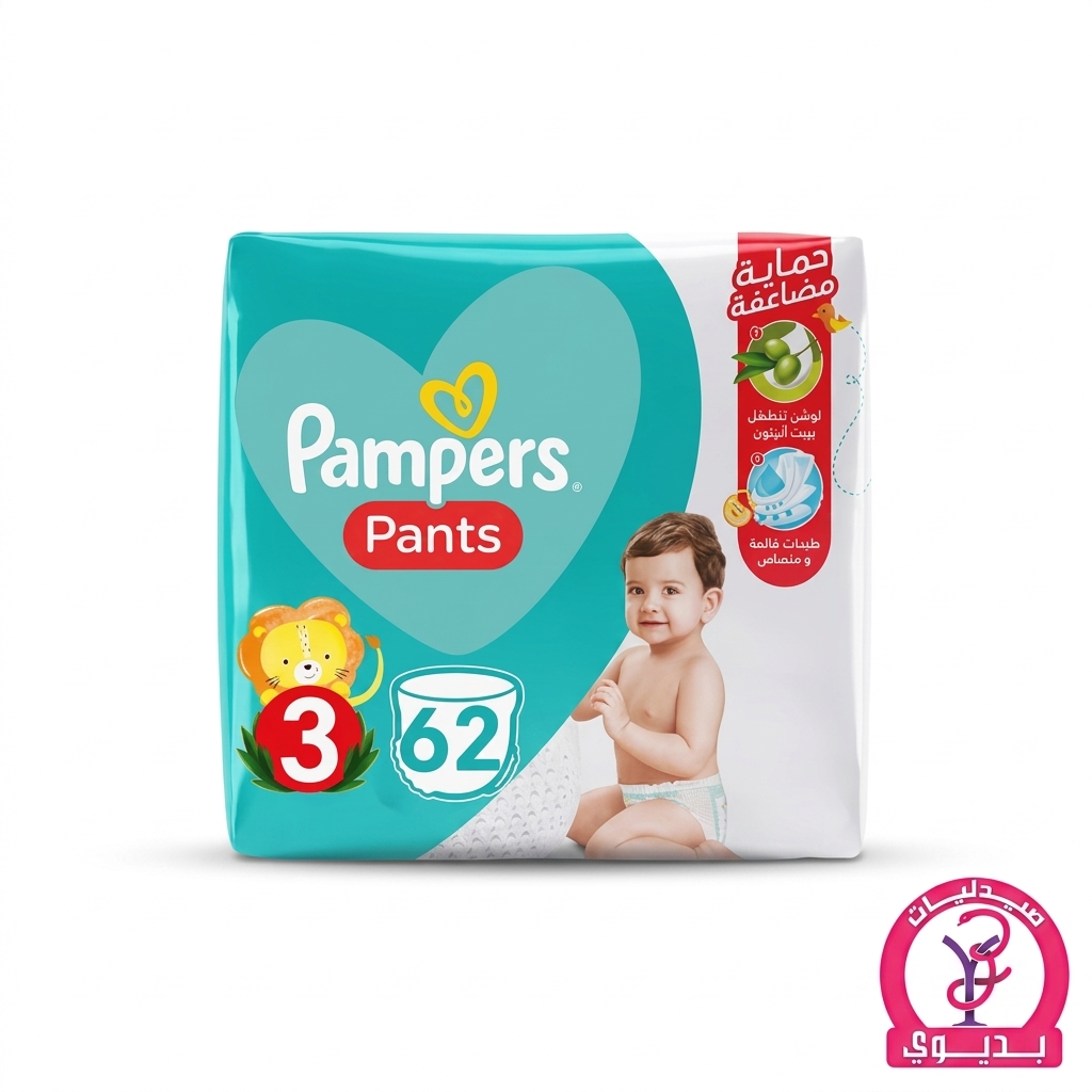 PAMPERS PANTS  3 62 PCS JAMBOO