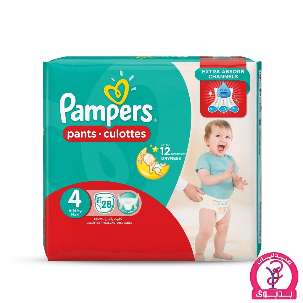 PAMPERS PANTS 4 28PCS