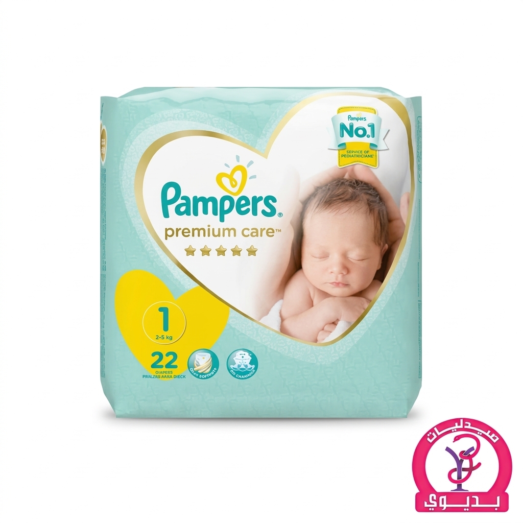 PAMPERS PREMIUM 1 22 PIECES
