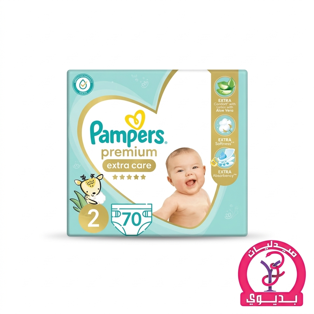 PAMPERS PREMIUM 2 70 PIECES