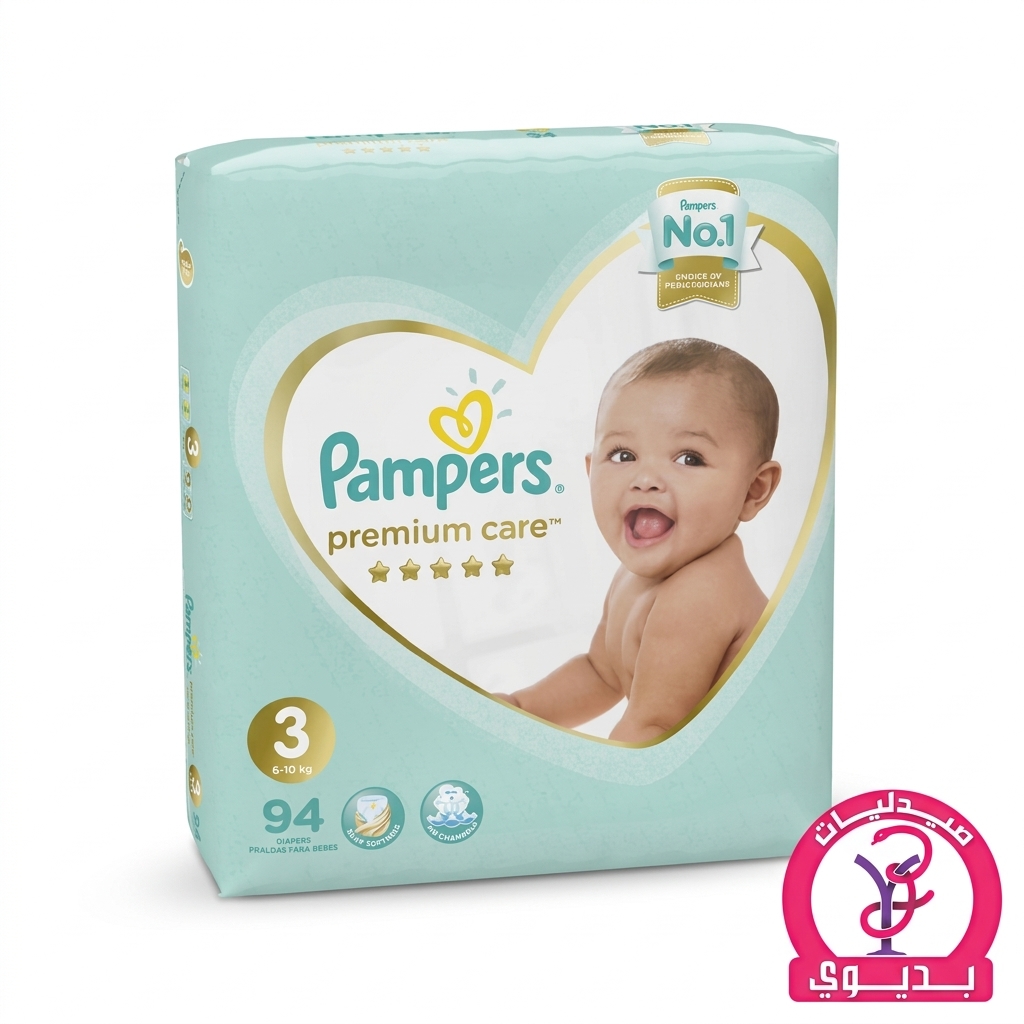 PAMPERS PREMIUM 3 94 PIECES