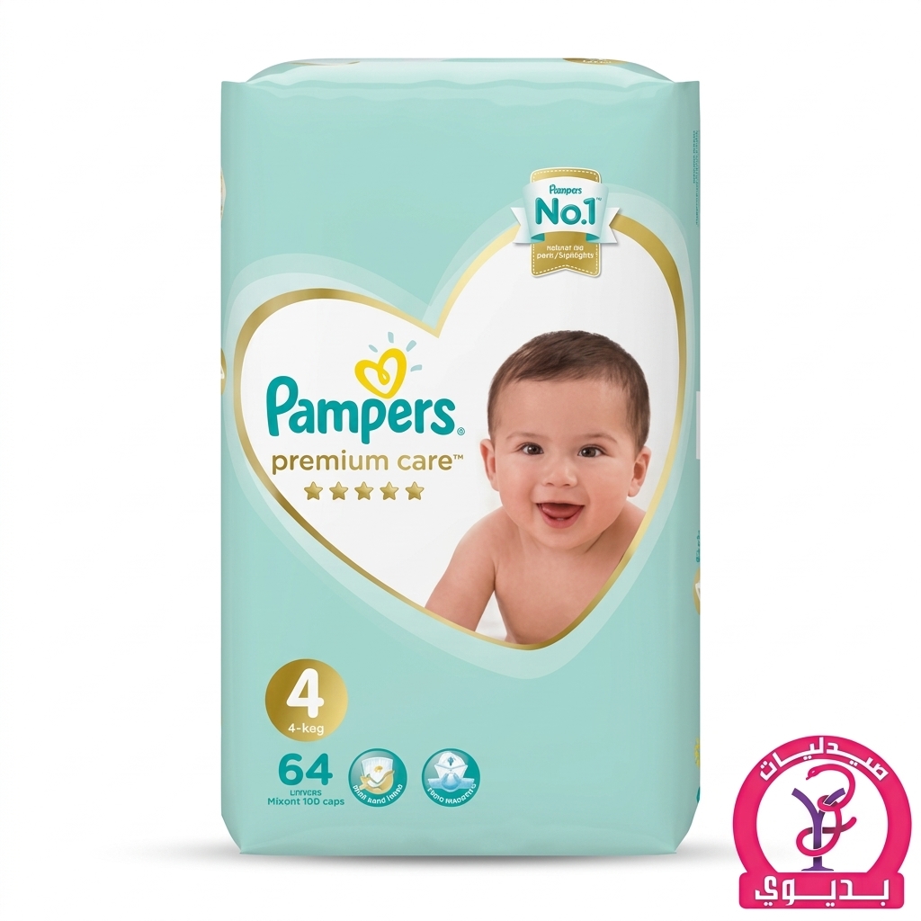 PAMPERS PREMIUM 4 64 PCS
