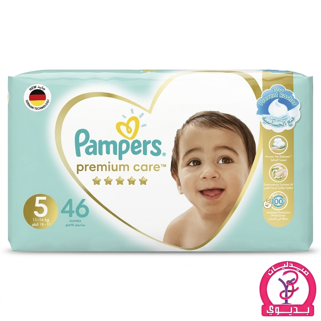 PAMPERS PREMIUM 5 46 PIECES