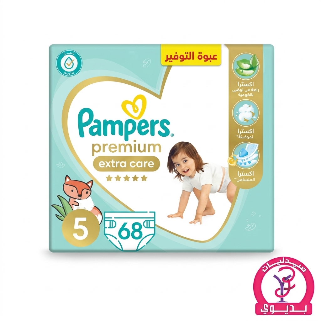 PAMPERS PREMIUM 5 68 PIECES