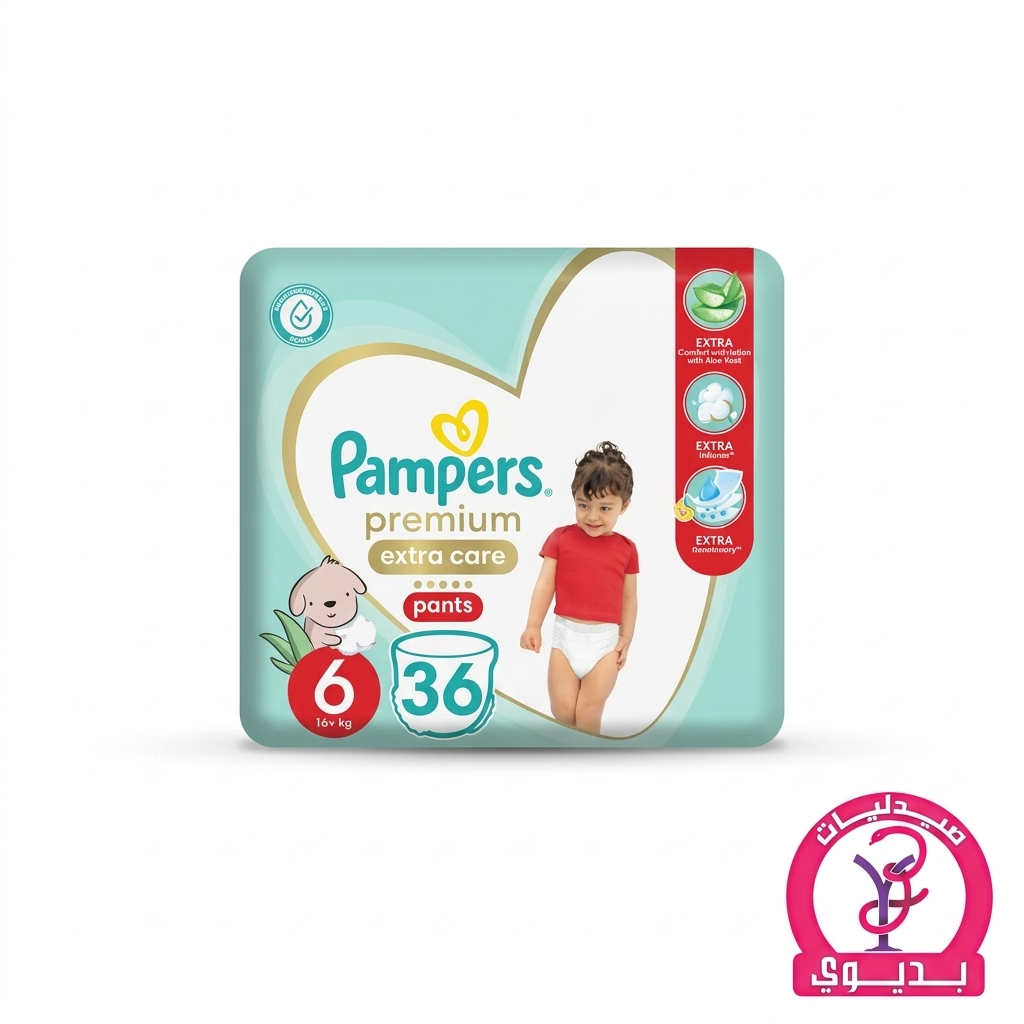 PAMPERS PREMIUM 6 PANTS 36 PIECES