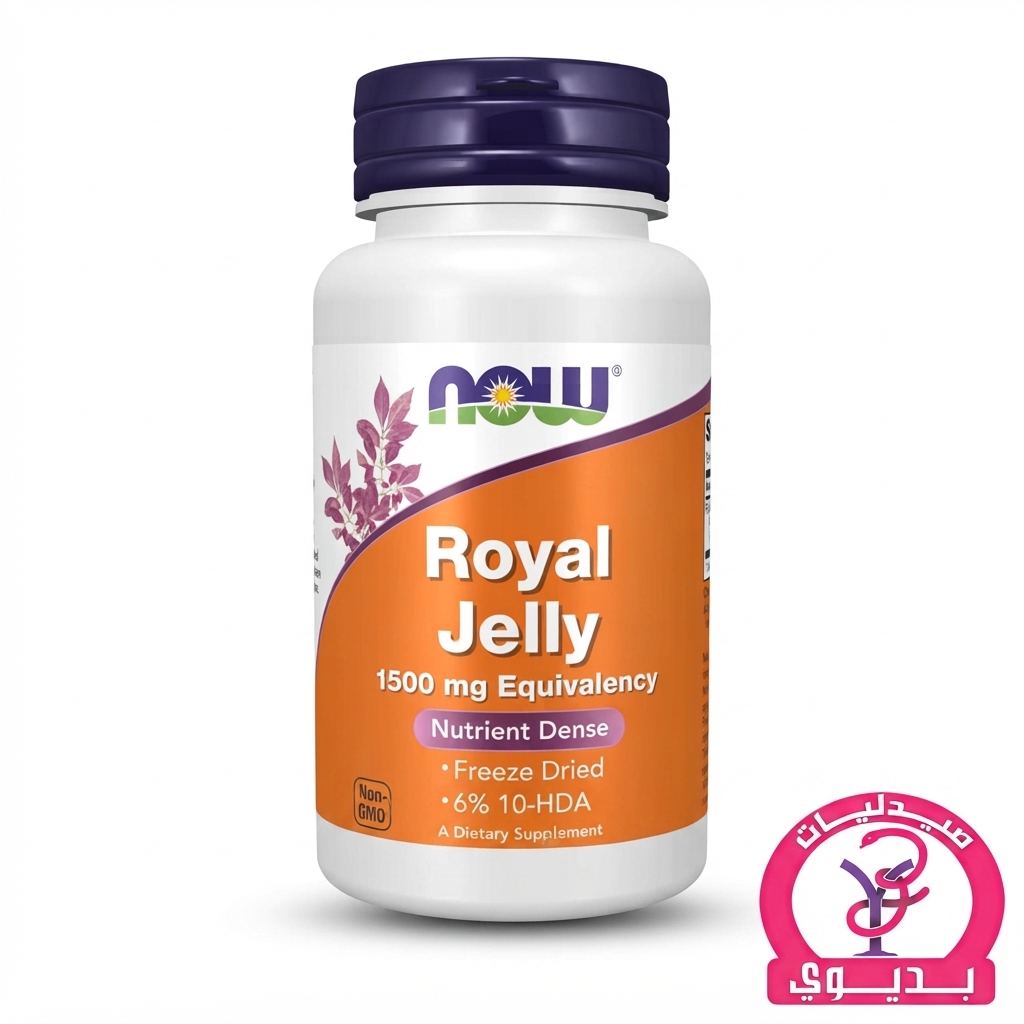 NOW ROYAL JELLY 1500MG JAR 60 CAP