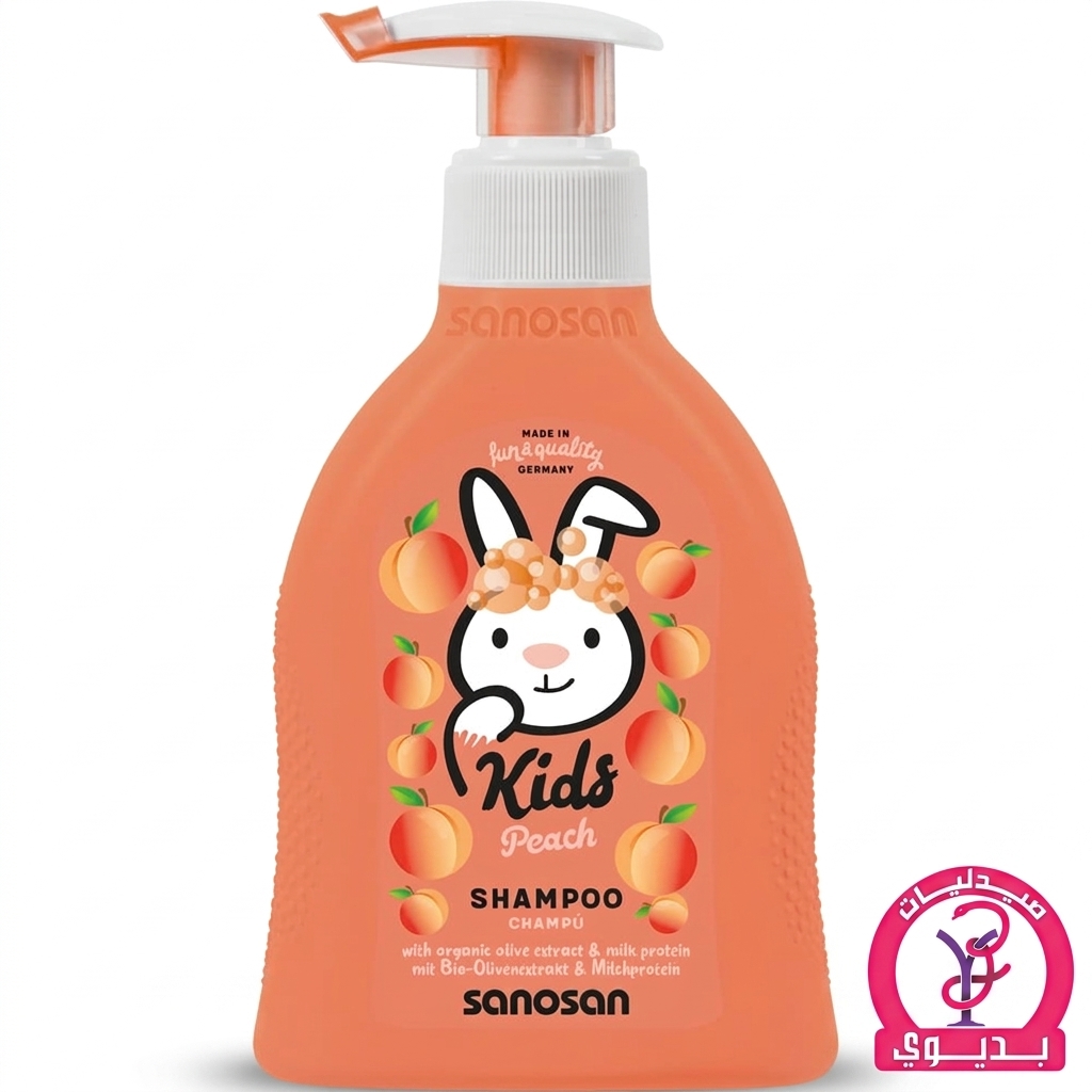 SANOSAN SHAMPOO PEACH 200ML