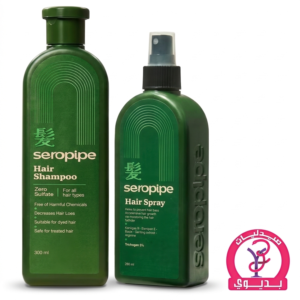 SEROPIPE HAIR SPRAY+SHAMPOO 1+1