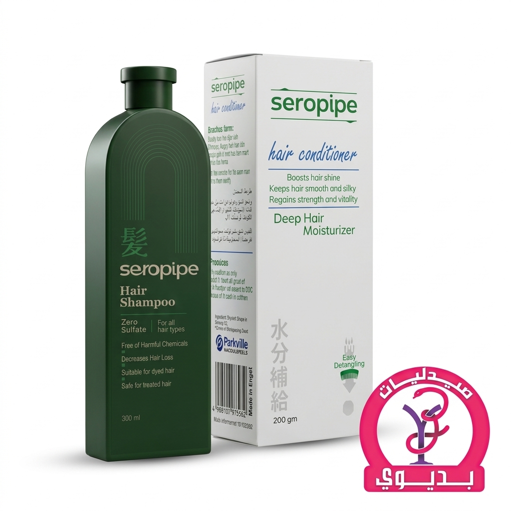 SEROPIPE SHAMPOO 300ML+ CONDITIONER 200 ML