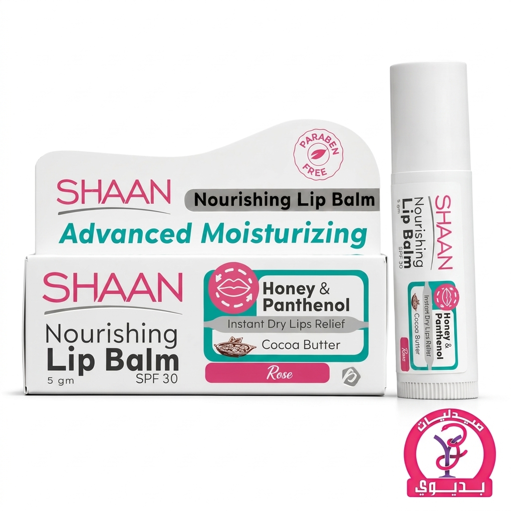 SHAAN LIPBALM 5MG ROSE