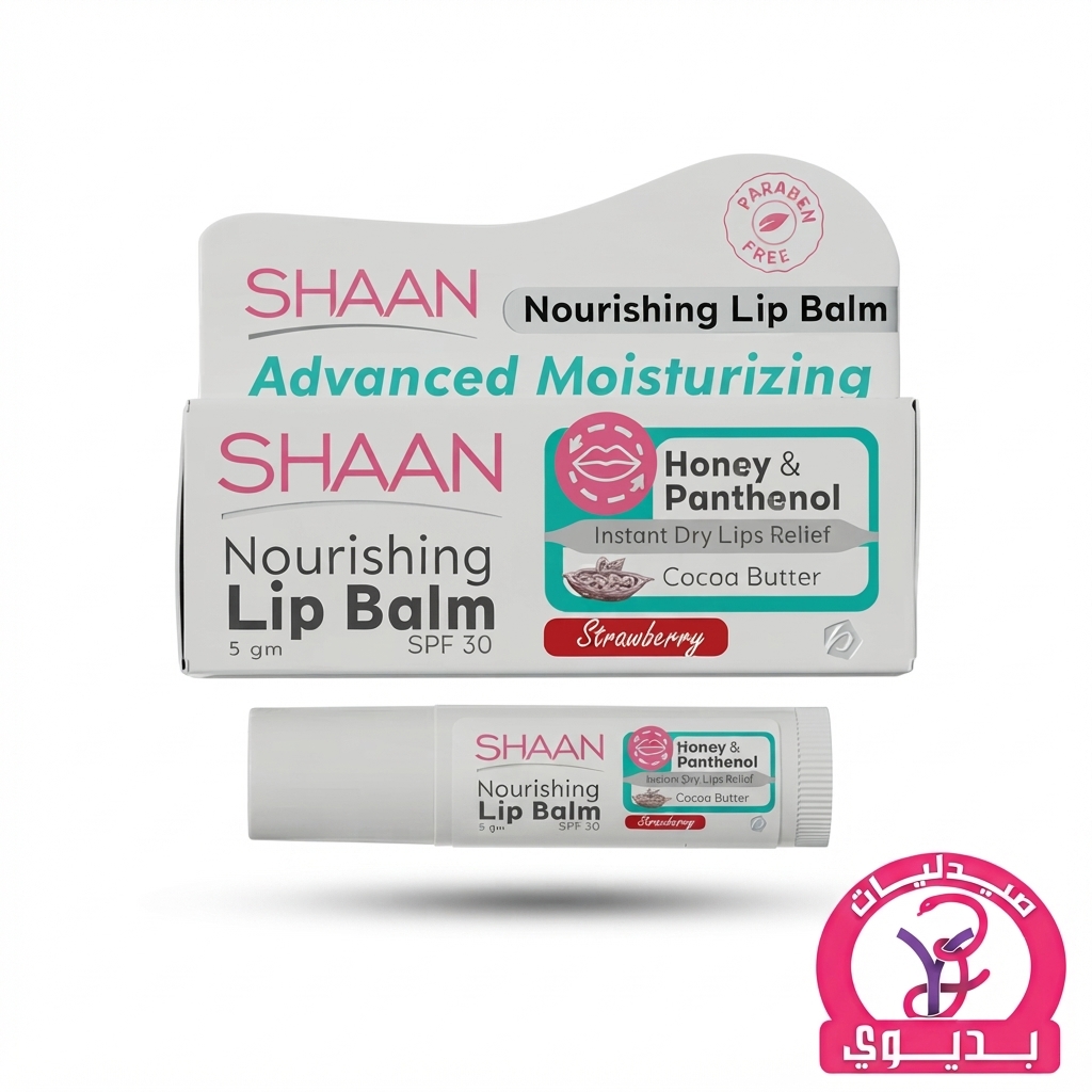 SHAAN LIPBALM 5MG STRAWBERRY