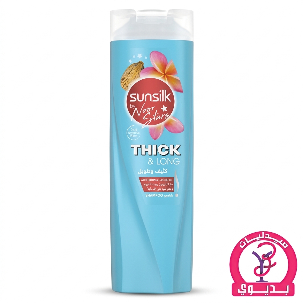 SUNSILK SHAMPOO THICK & LONG  350ML