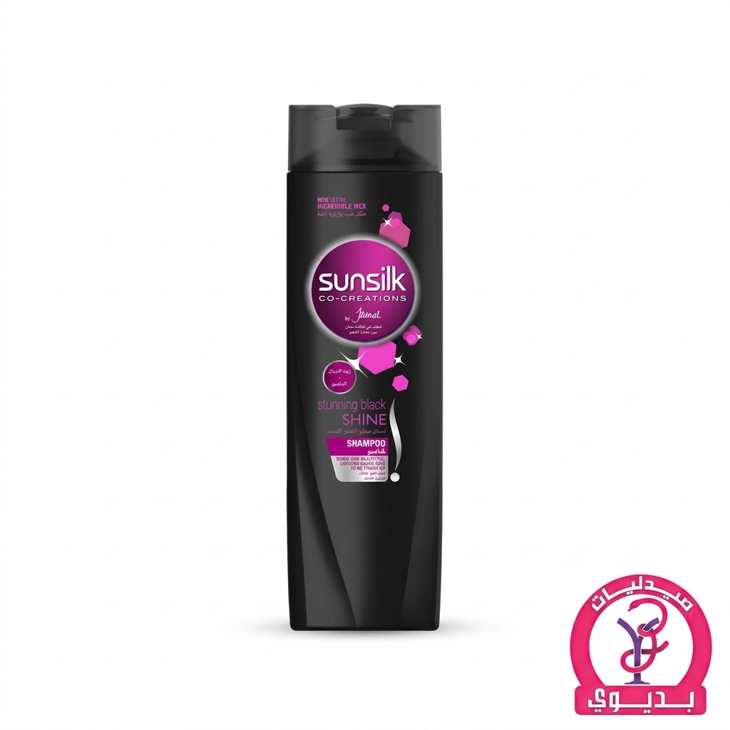 SUNSILK SHAMPOO STUNING SHINE BLACK 180 ML