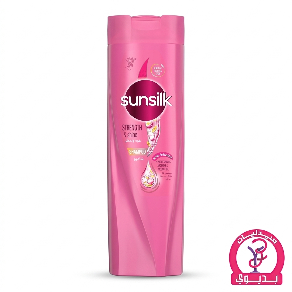 SUNSILK SHAMPOO PINK SHINE&STRENGTH 180 ML